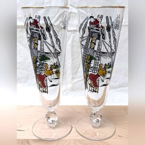 Vintage Libbey Pilsner Beer Glasses